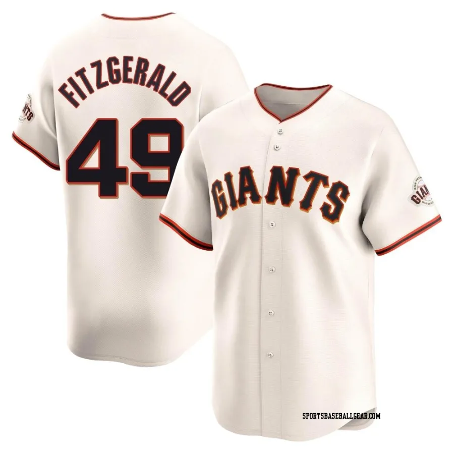 Tyler Fitzgerald Youth San Francisco Giants Cream Limited Home Jersey