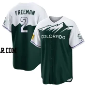 Tyler Freeman Youth Colorado Rockies Green Replica 2022 City Connect Jersey