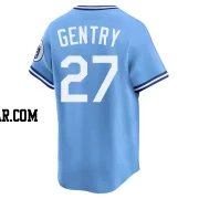 Tyler Gentry Youth Kansas City Royals Light Blue Limited Throwback Cooperstown Collection Jersey