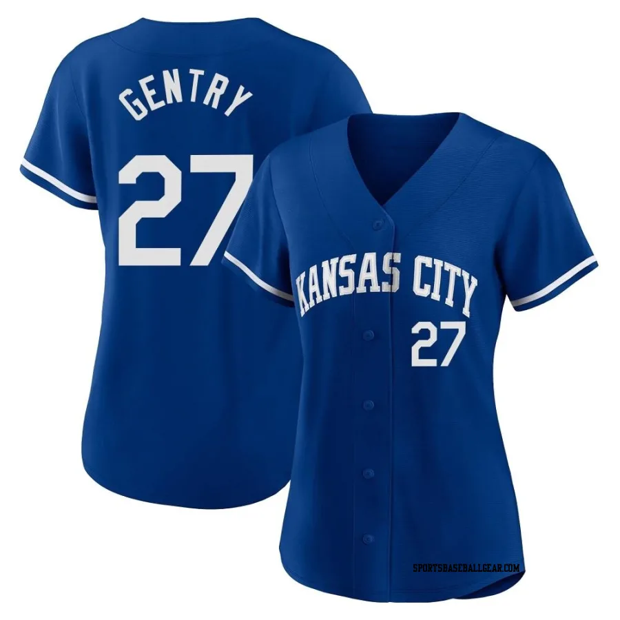 Tyler Gentry Youth Kansas City Royals Royal Replica 2022 Alternate Jersey