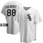 Tyler Gilbert Men's Chicago White Sox White Replica Home Jersey