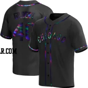 Tyler Gilbert Youth Chicago White Sox Black Holographic Replica Alternate Jersey