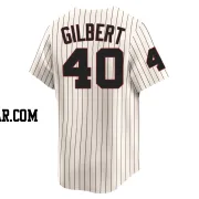 Tyler Gilbert Youth Chicago White Sox Cream Limited Throwback Cooperstown Jersey