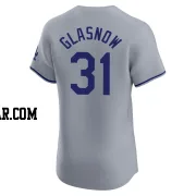 Tyler Glasnow Men's Los Angeles Dodgers Gray Elite Road Jersey