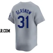 Tyler Glasnow Men's Los Angeles Dodgers Gray Limited Away Jersey