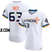 Tyler Ivey Men's Houston Astros White Elite 2025 City Connect Jersey