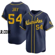 Tyler Jay Men's Milwaukee Brewers Navy Limited Alternate Jersey