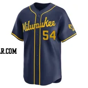 Tyler Jay Youth Milwaukee Brewers Navy Limited Alternate Jersey