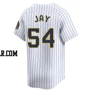 Tyler Jay Youth Milwaukee Brewers White Limited Alternate Jersey