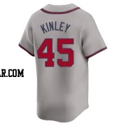 Tyler Kinley Men's Atlanta Braves Gray Limited Away Jersey