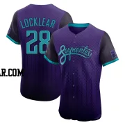 Tyler Locklear Men's Arizona Diamondbacks Purple Elite 2025 City Connect Jersey
