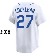 Tyler Locklear Youth Seattle Mariners White Limited Throwback Cooperstown Collection Jersey