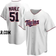 Tyler Mahle Men's Minnesota Twins White Replica Home Jersey