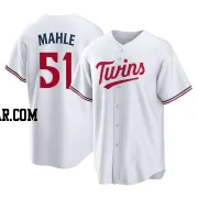Tyler Mahle Men's Minnesota Twins White Replica Home Jersey