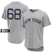 Tyler Matzek Men's New York Yankees Gray Authentic 2021 Field of Dreams Jersey