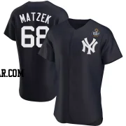 Tyler Matzek Men's New York Yankees Navy Authentic Alternate 2024 World Series Jersey