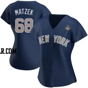 Tyler Matzek Women's New York Yankees Navy Replica Alternate 2024 World Series Jersey