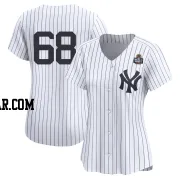 Tyler Matzek Women's New York Yankees White Limited Yankee Home 2nd 2024 World Series Jersey