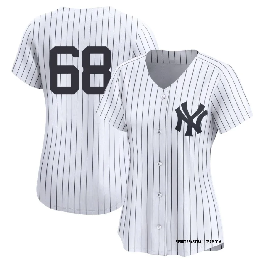 Tyler Matzek Women's New York Yankees White Limited Yankee Home 2nd Jersey