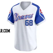 Tyler Matzek Youth Atlanta Braves White Limited Throwback Cooperstown Collection Jersey
