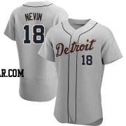 Tyler Nevin Men's Detroit Tigers Gray Authentic Road Jersey
