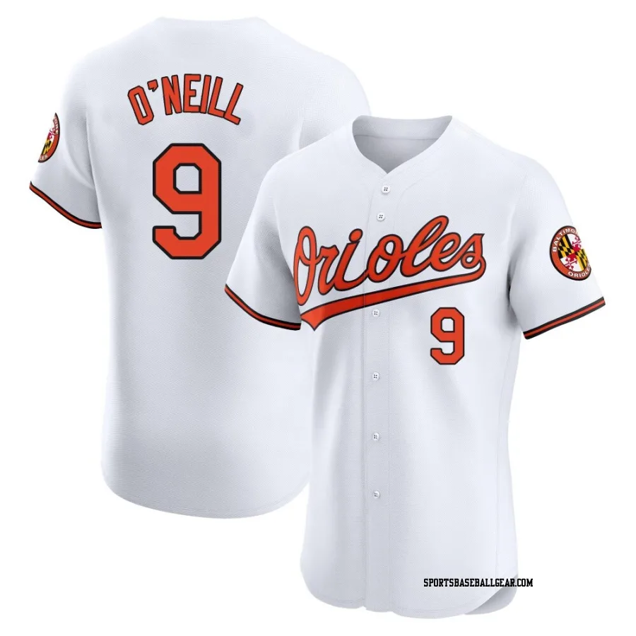 Tyler O'Neill Men's Baltimore Orioles White Elite Home Jersey