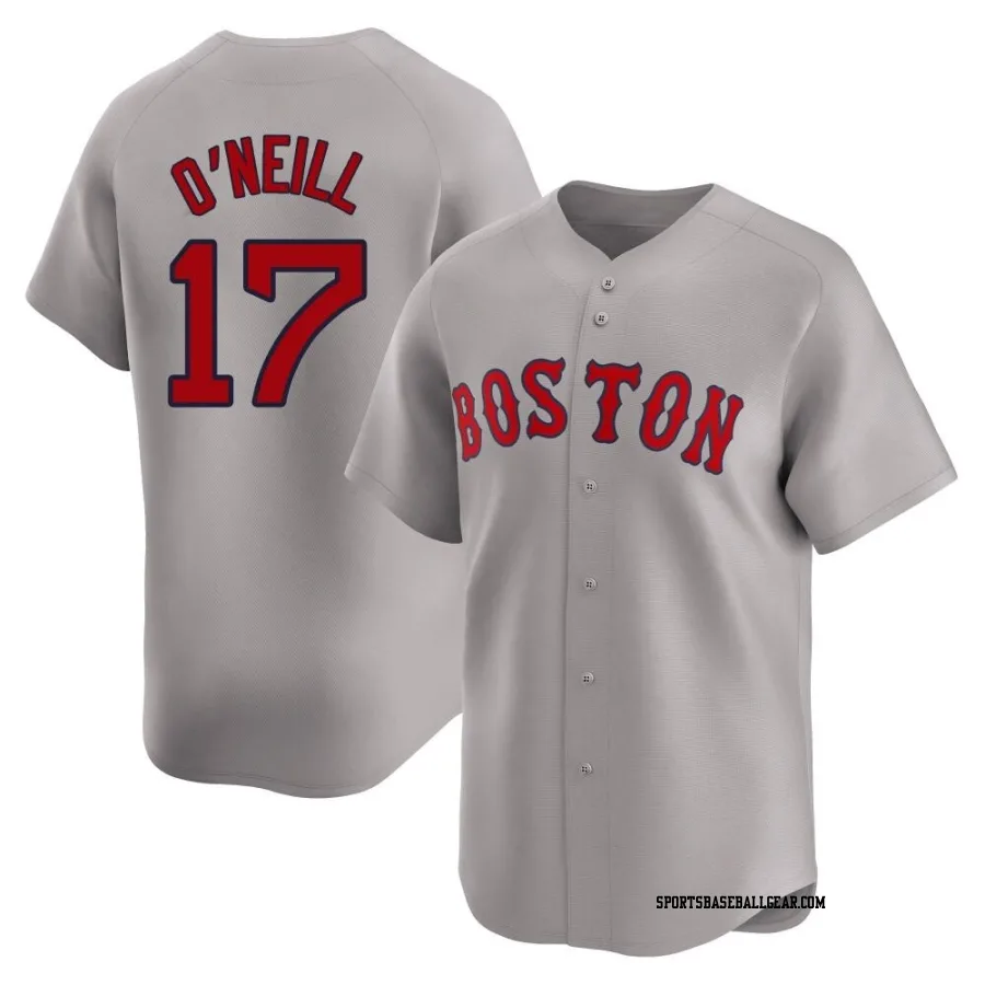 Tyler O'Neill Men's Boston Red Sox Gray Limited Away Jersey