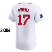 Tyler O'Neill Men's Boston Red Sox White Elite Home Patch Jersey