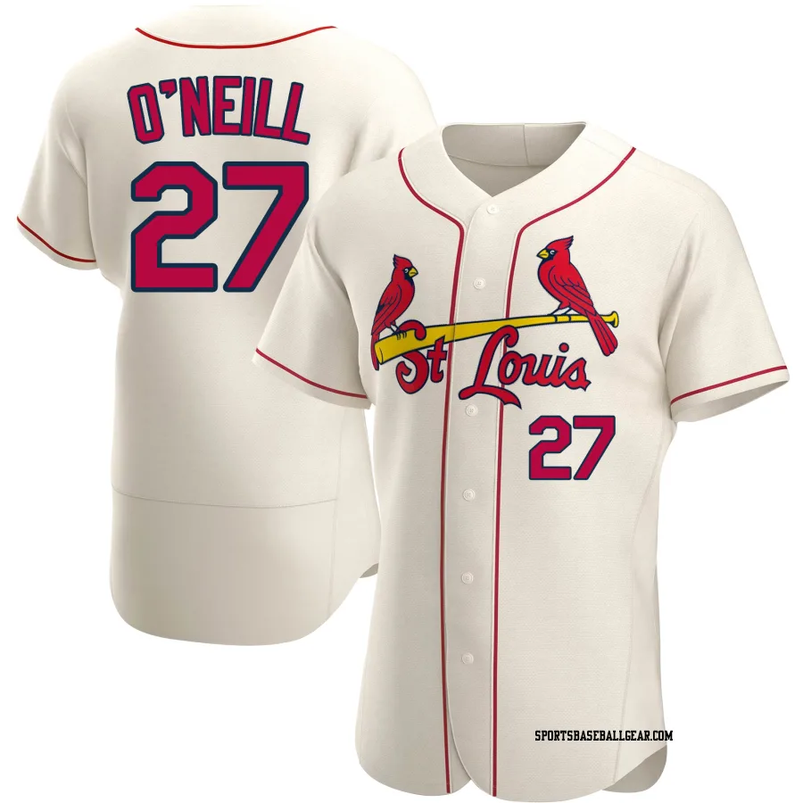 Tyler O'Neill Men's St. Louis Cardinals Cream Authentic Alternate Jersey