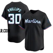 Tyler Phillips Youth Miami Marlins Black Limited Alternate Jersey