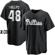 Tyler Phillips Youth Philadelphia Phillies Black/White Replica Jersey
