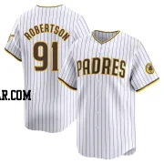 Tyler Robertson Men's San Diego Padres White Limited Home Jersey