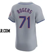 Tyler Rogers Men's New York Mets Gray Elite Road Jersey