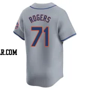 Tyler Rogers Men's New York Mets Gray Limited Away Jersey