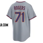 Tyler Rogers Men's New York Mets Gray Replica Away 2.0 Jersey