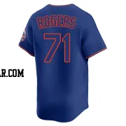 Tyler Rogers Men's New York Mets Royal Limited Alternate 2 Jersey