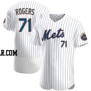 Tyler Rogers Men's New York Mets White Authentic Home Jersey
