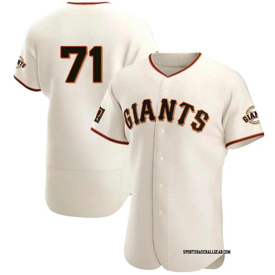 Tyler Rogers Men's San Francisco Giants Cream Authentic Home Jersey