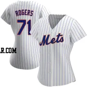 Tyler Rogers Women's New York Mets White Authentic Home Jersey