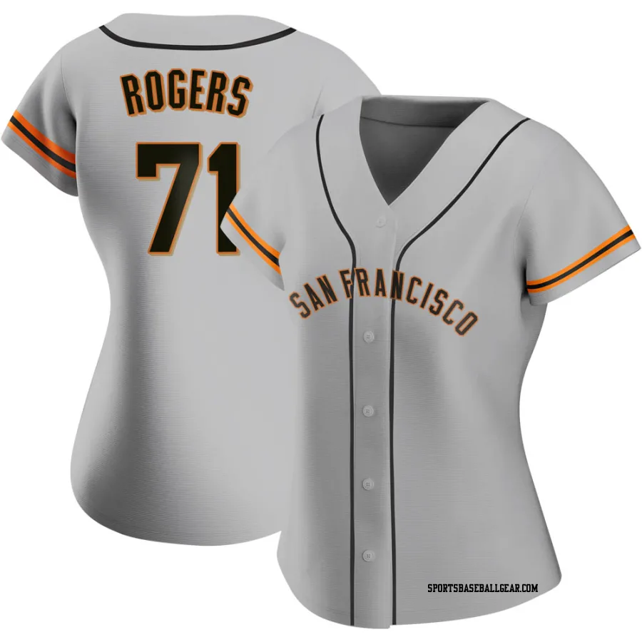 Tyler Rogers Women's San Francisco Giants Gray Authentic Road Jersey