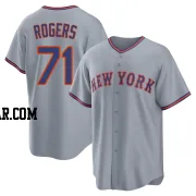 Tyler Rogers Youth New York Mets Gray Replica Away 2.0 Jersey