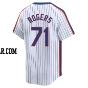 Tyler Rogers Youth New York Mets White Limited Cooperstown Collection Jersey
