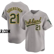 Tyler Soderstrom Youth Oakland Athletics Gray Limited Away Jersey