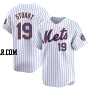 Tyler Stuart Youth New York Mets White Limited Home Jersey
