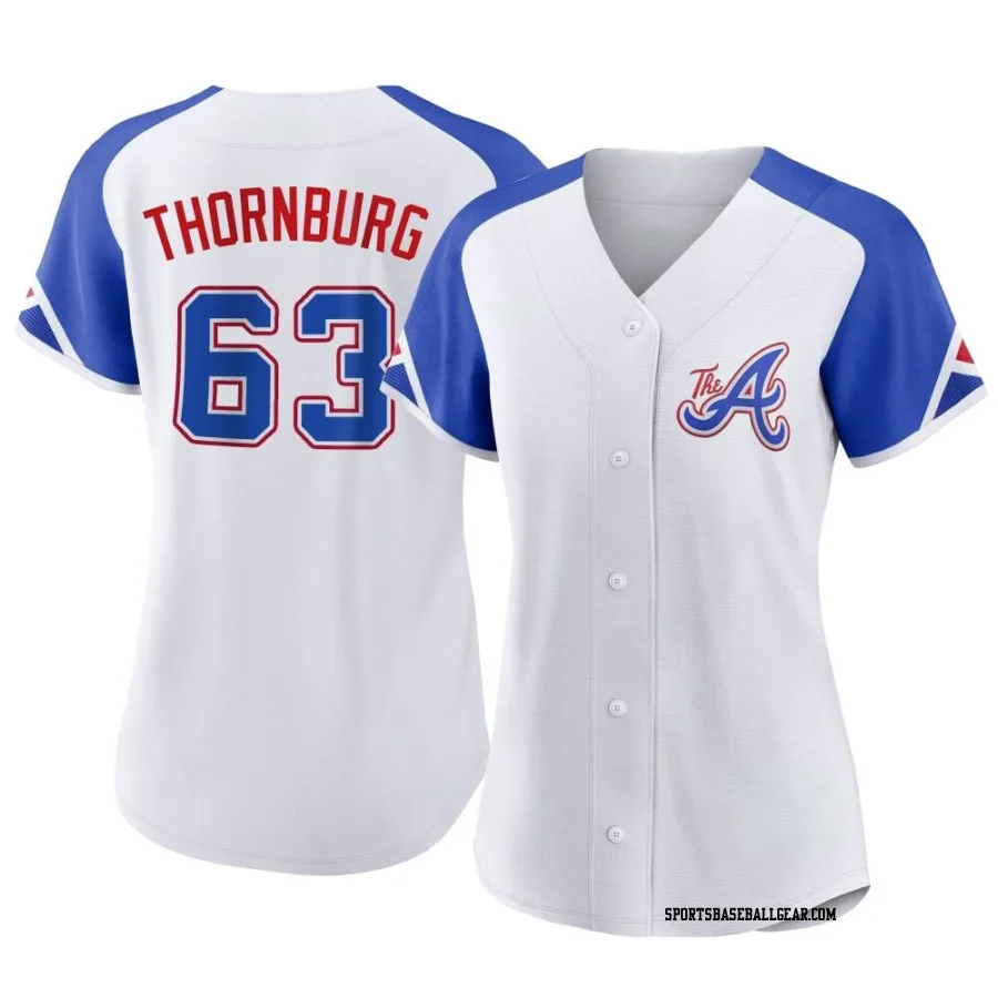 Tyler Thornburg Women's Atlanta Braves White Replica 2023 City Connect Jersey