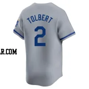 Tyler Tolbert Youth Kansas City Royals Gray Limited Away Jersey