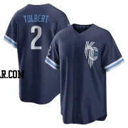 Tyler Tolbert Youth Kansas City Royals Navy Replica 2022 City Connect Jersey