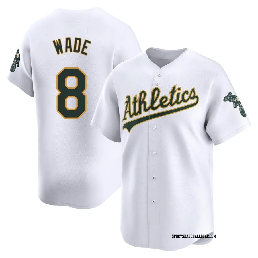 Tyler Wade Men's Oakland Athletics White Limited Home Jersey