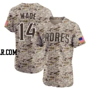 Tyler Wade Men's San Diego Padres Camo Elite Alternate Vapor Premier Jersey