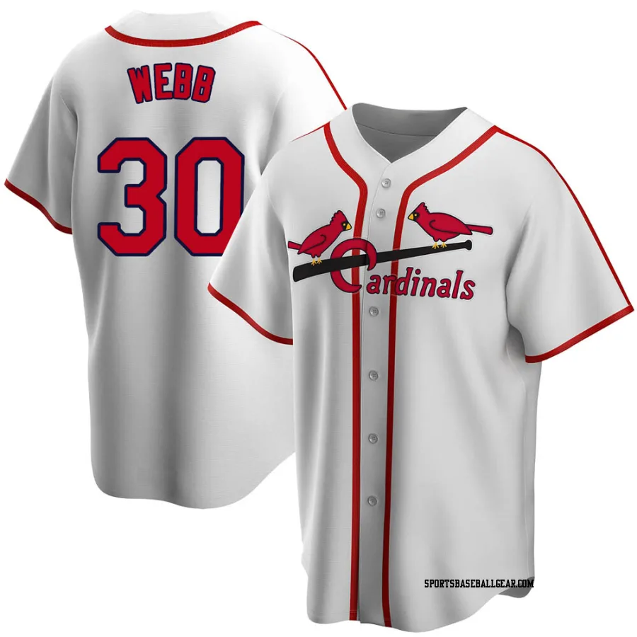 Tyler Webb Youth St. Louis Cardinals White Home Cooperstown Collection Jersey